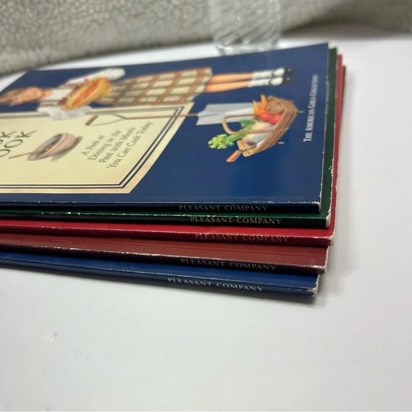 5 American Girls Pastimes cook book| craftbook paperback 90's large 11" books - Picture 13 of 14